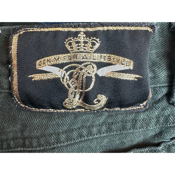 Laurel 90's Vintage High rise Green Jeans sz 40=8/M - Picture 8 of 14